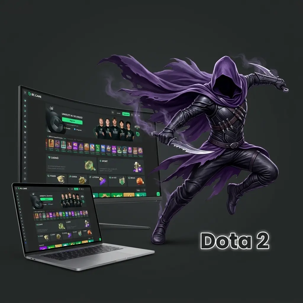Dota 2 torneo esports scommesse BC Game