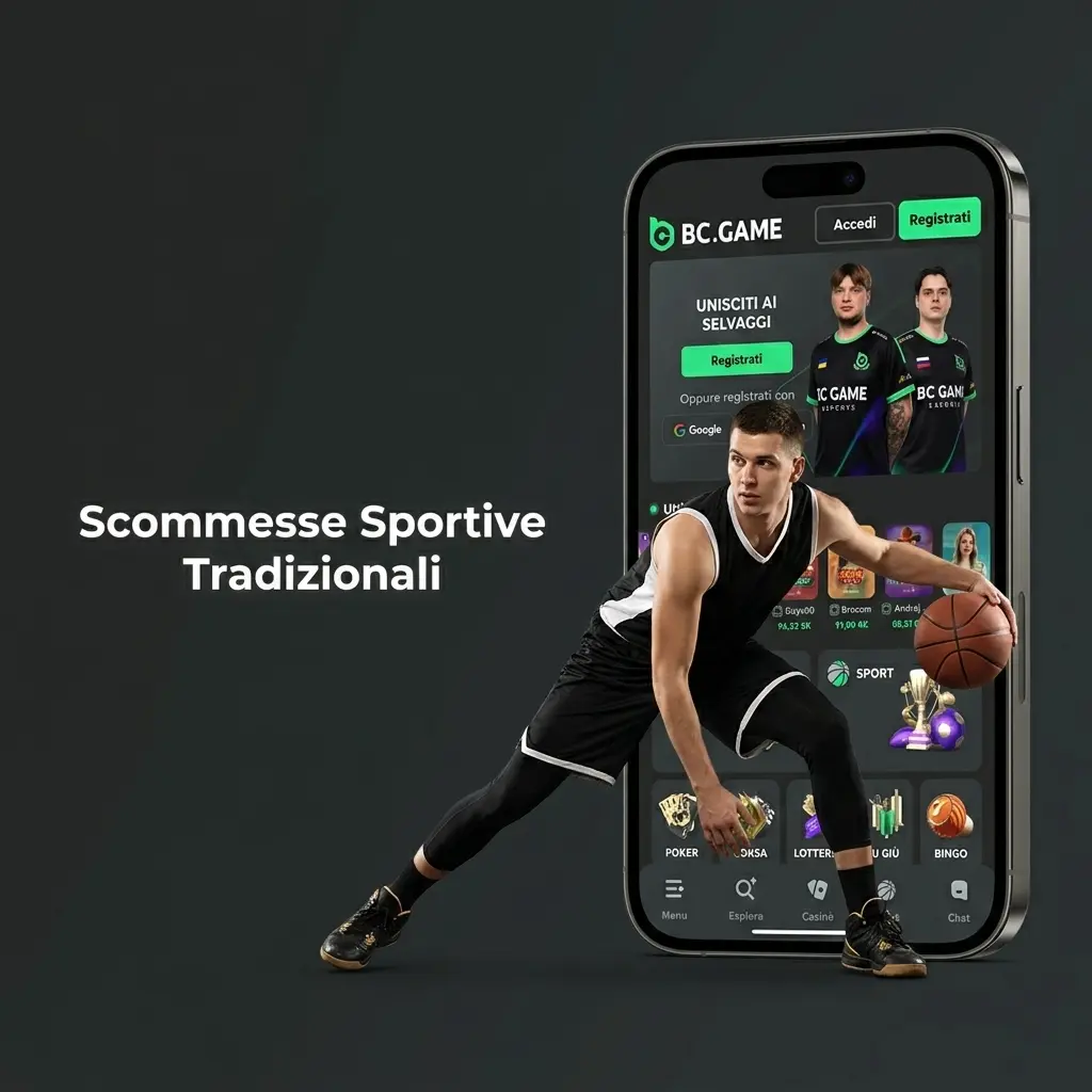 Scommesse sportive tradizionali su BC Game
