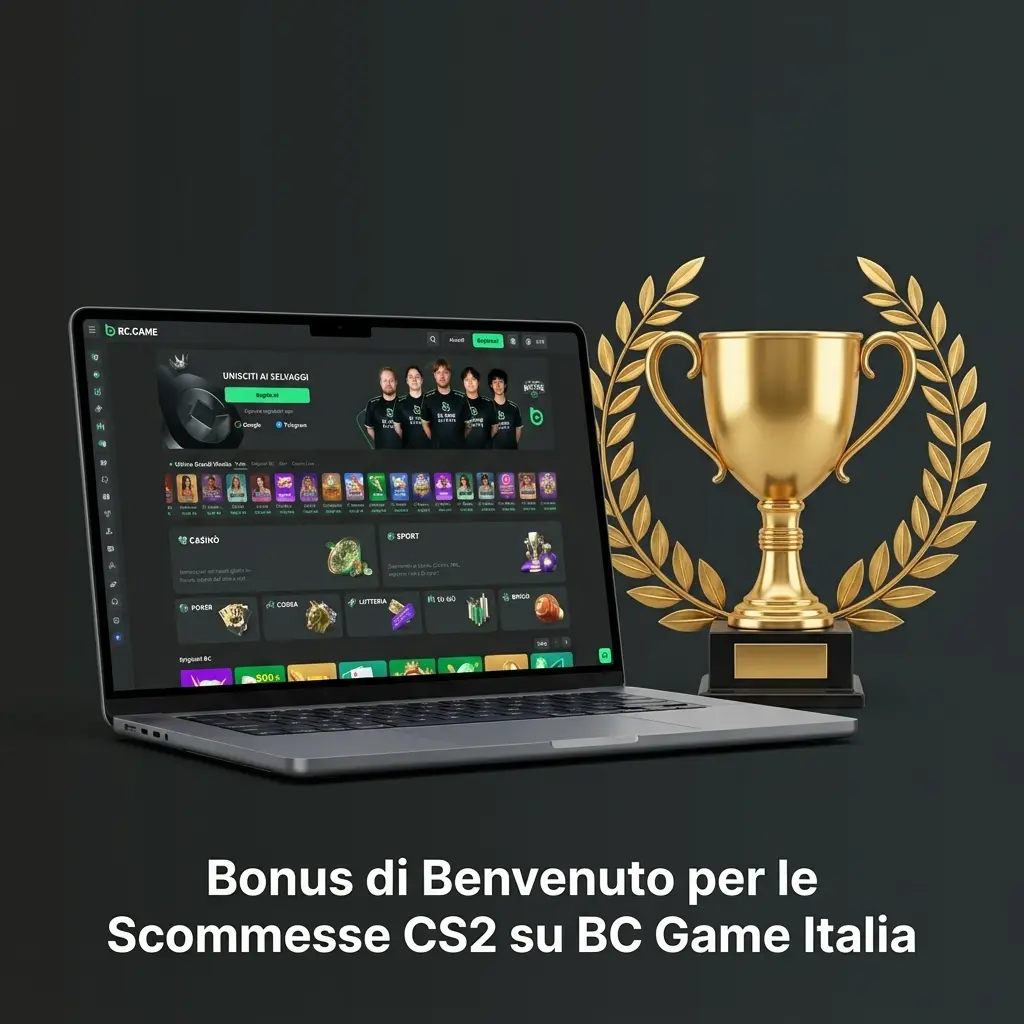 Bonus di benvenuto BC Game Italia per scommesse CS2