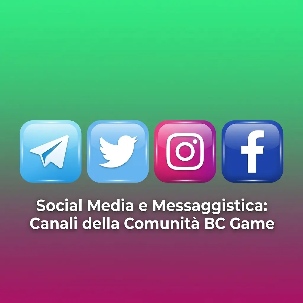 Canali social e di messaggistica BC Game su Telegram, X e Discord