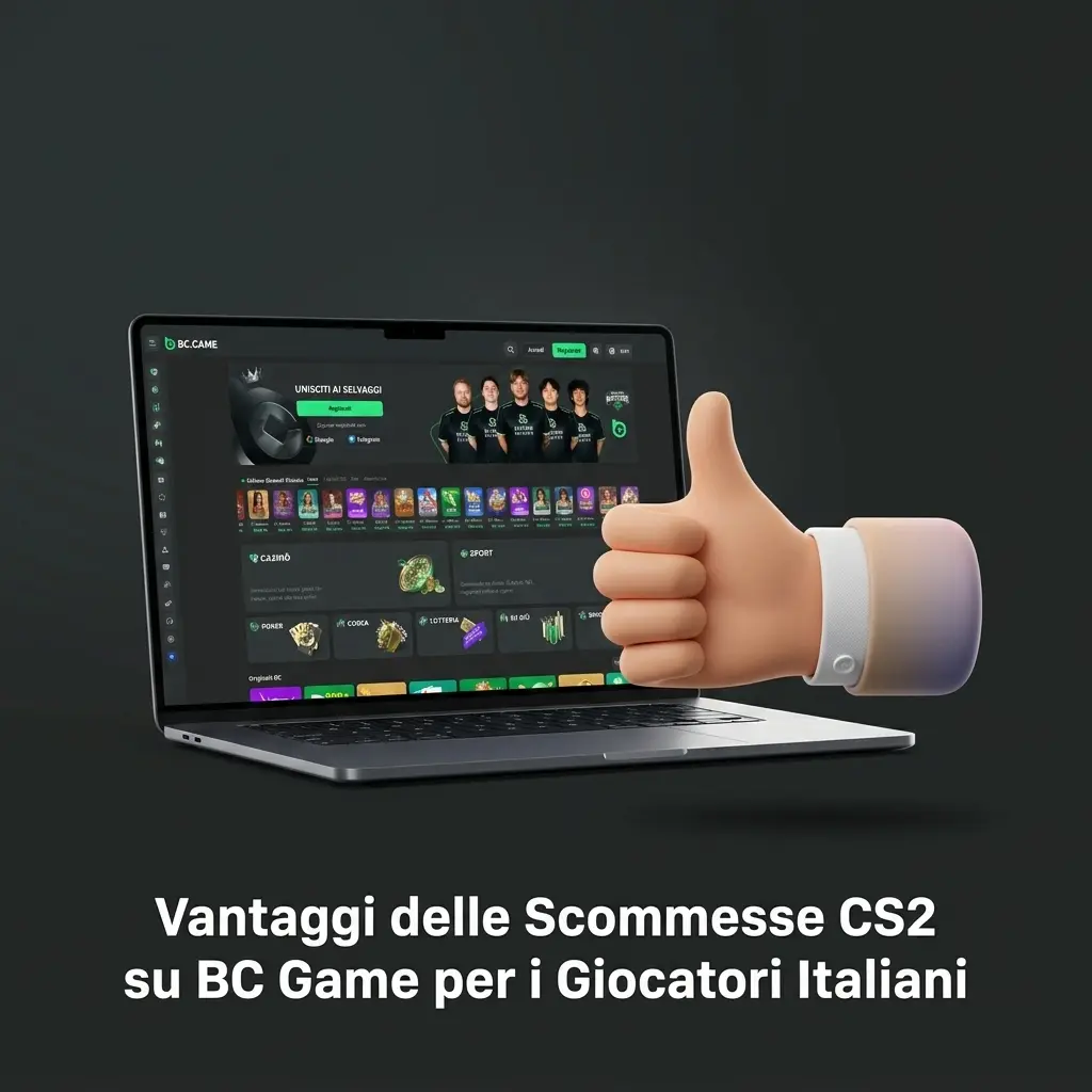 Vantaggi delle scommesse CS2 su BC Game per i giocatori italiani